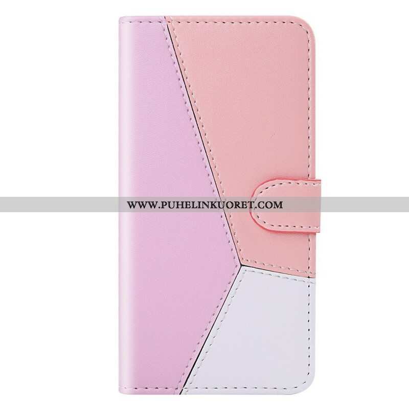 Kotelot Xiaomi Redmi Note 10 / 10S Tricolor Leather Effect