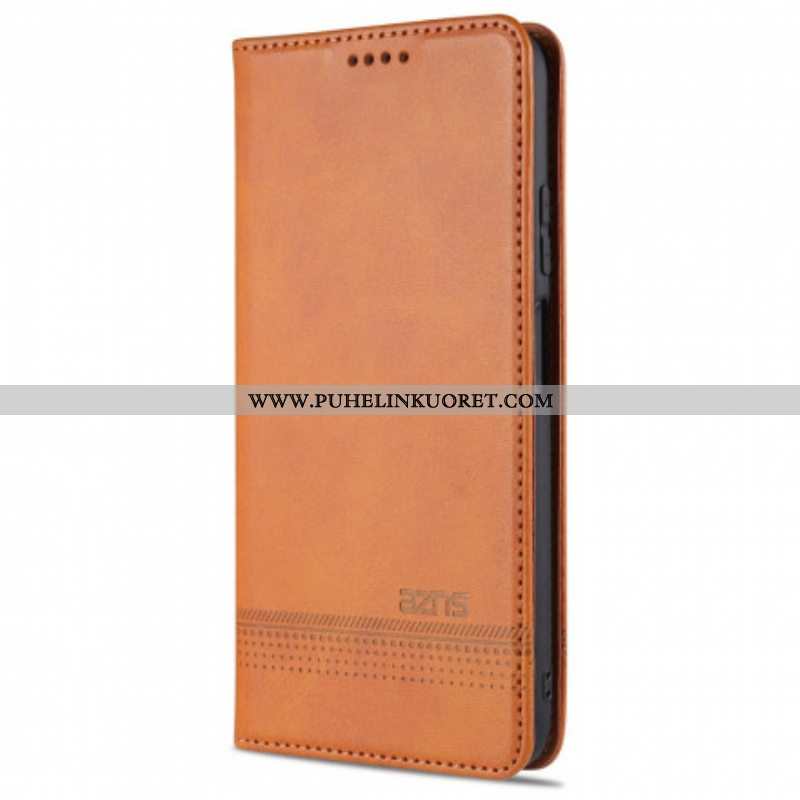 Puhelinkuoret Xiaomi Redmi Note 10 / 10S Kotelot Flip Style Leather Azns