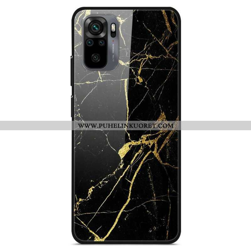 Kuori Xiaomi Redmi Note 10 / 10S Supreme Marble Karkaistu Lasi