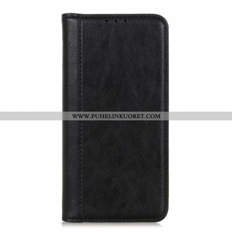 Puhelinkuoret Xiaomi Redmi Note 10 / 10S Kotelot Flip Litchi Split Leather -versio