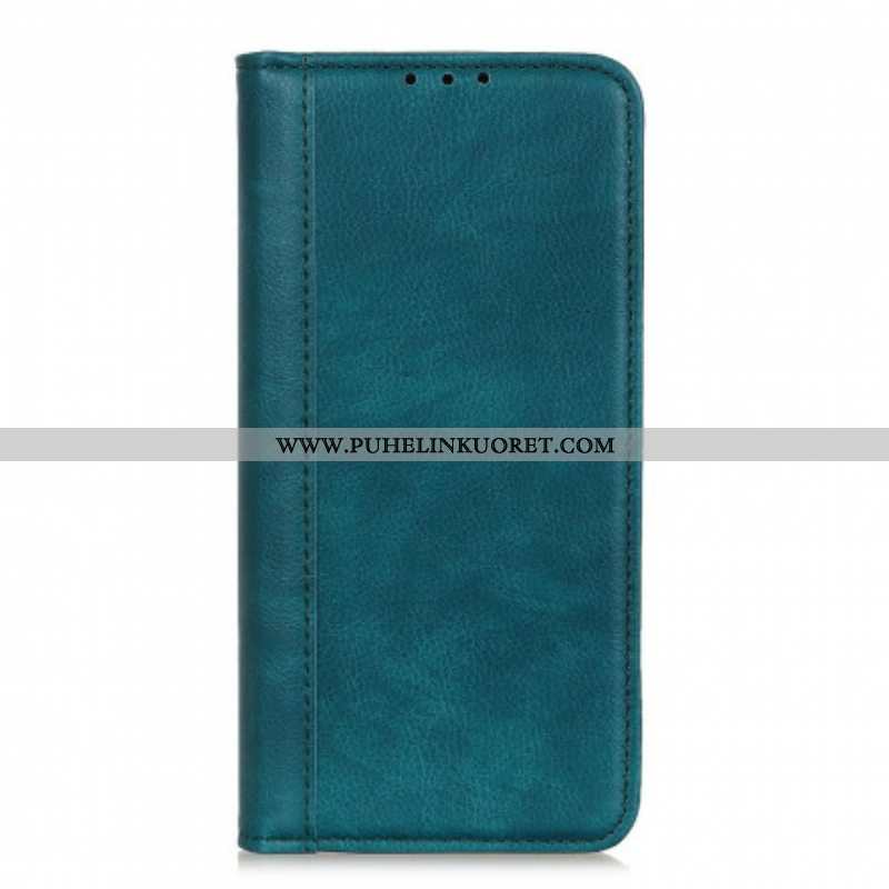 Puhelinkuoret Xiaomi Redmi Note 10 / 10S Kotelot Flip Litchi Split Leather -versio