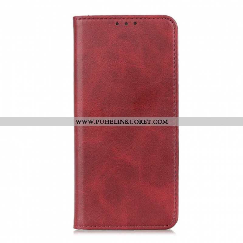 Puhelinkuoret Xiaomi Redmi Note 10 / 10S Kotelot Flip Halkaistu Nahka