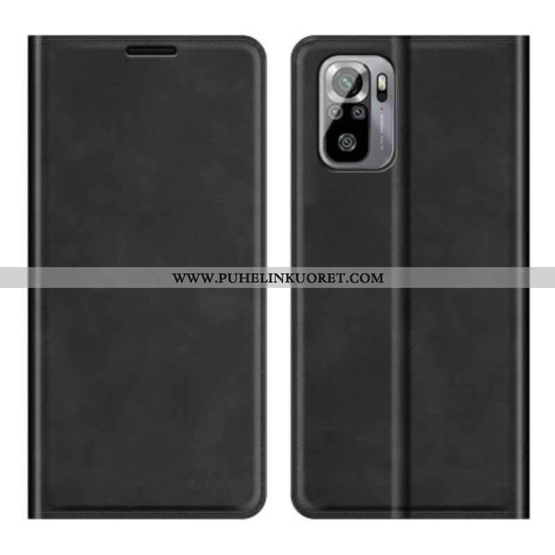 Puhelinkuoret Xiaomi Redmi Note 10 / 10S Kotelot Flip Skin-touch