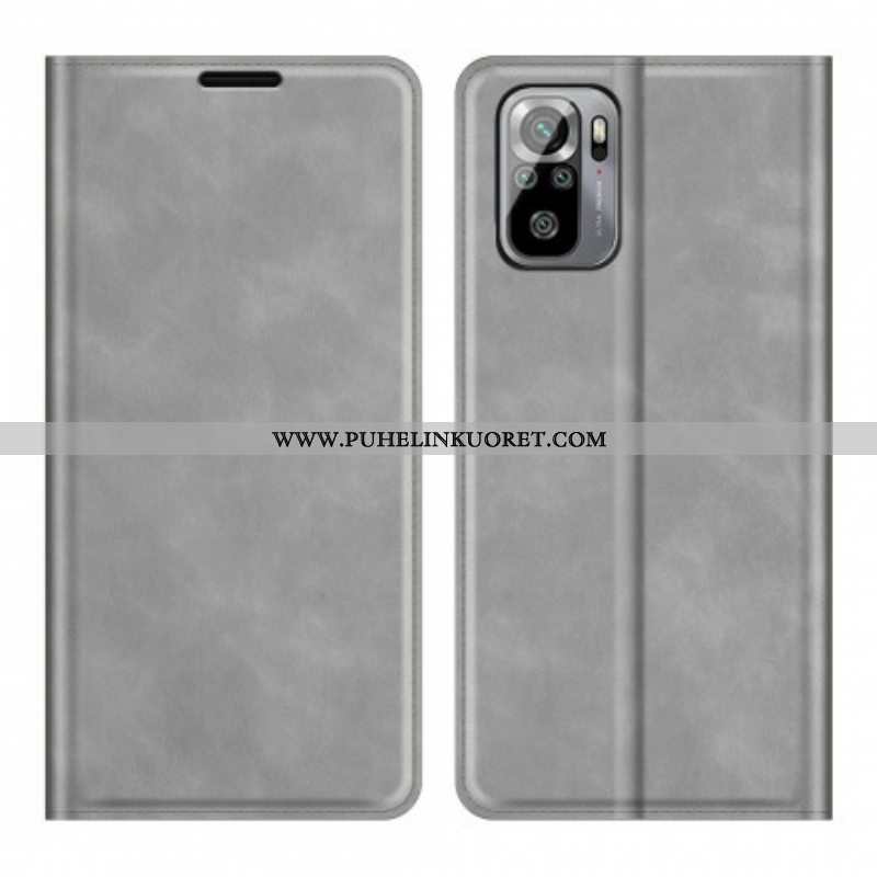 Puhelinkuoret Xiaomi Redmi Note 10 / 10S Kotelot Flip Skin-touch