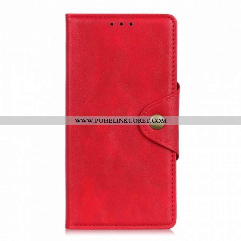 Kotelot Xiaomi Redmi Note 10 5G Keinonahkainen Nappi