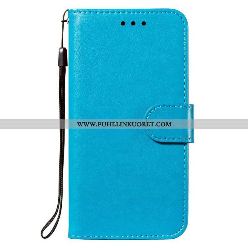 Flip Case Xiaomi Redmi Note 10 5G Nahkainen Muotoilu Hihnalla