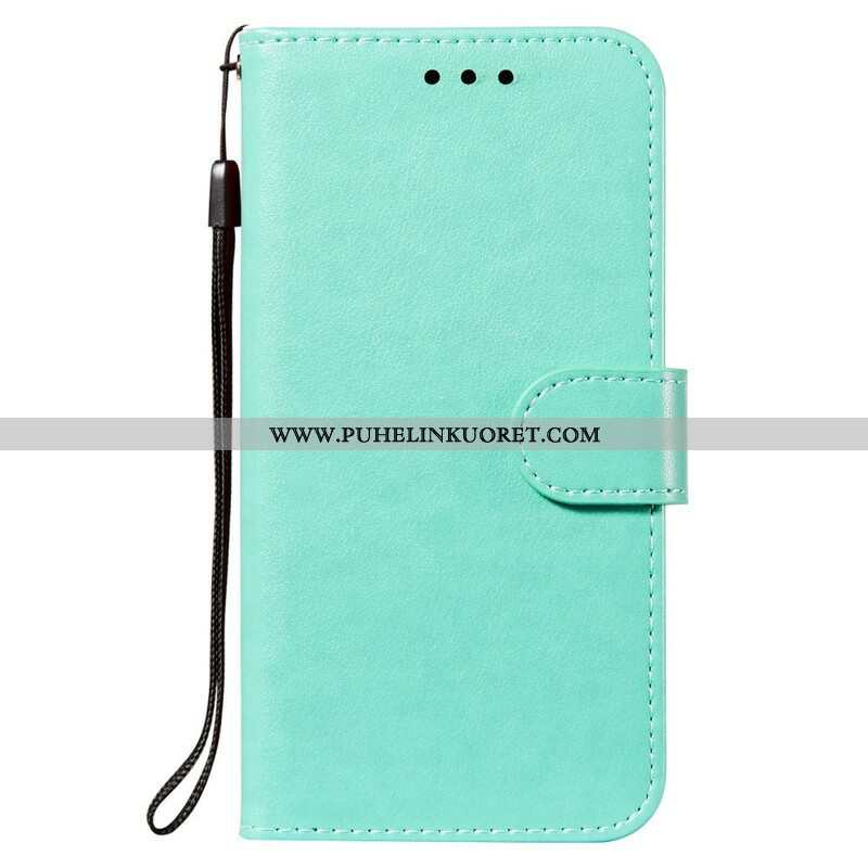 Flip Case Xiaomi Redmi Note 10 5G Nahkainen Muotoilu Hihnalla