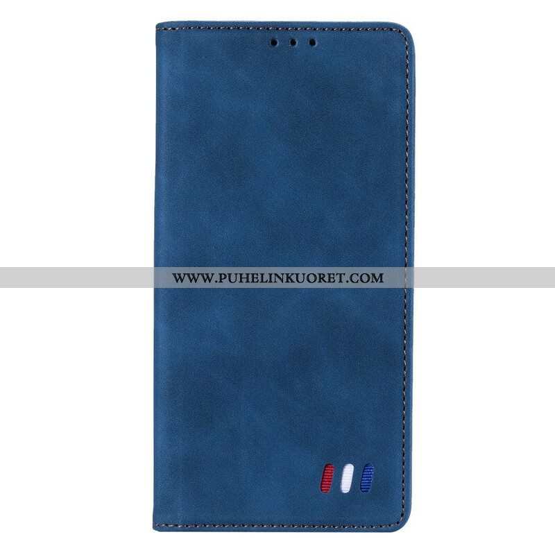 Puhelinkuoret Xiaomi Redmi Note 10 5G Kotelot Flip Tricolor Nahkatyyli