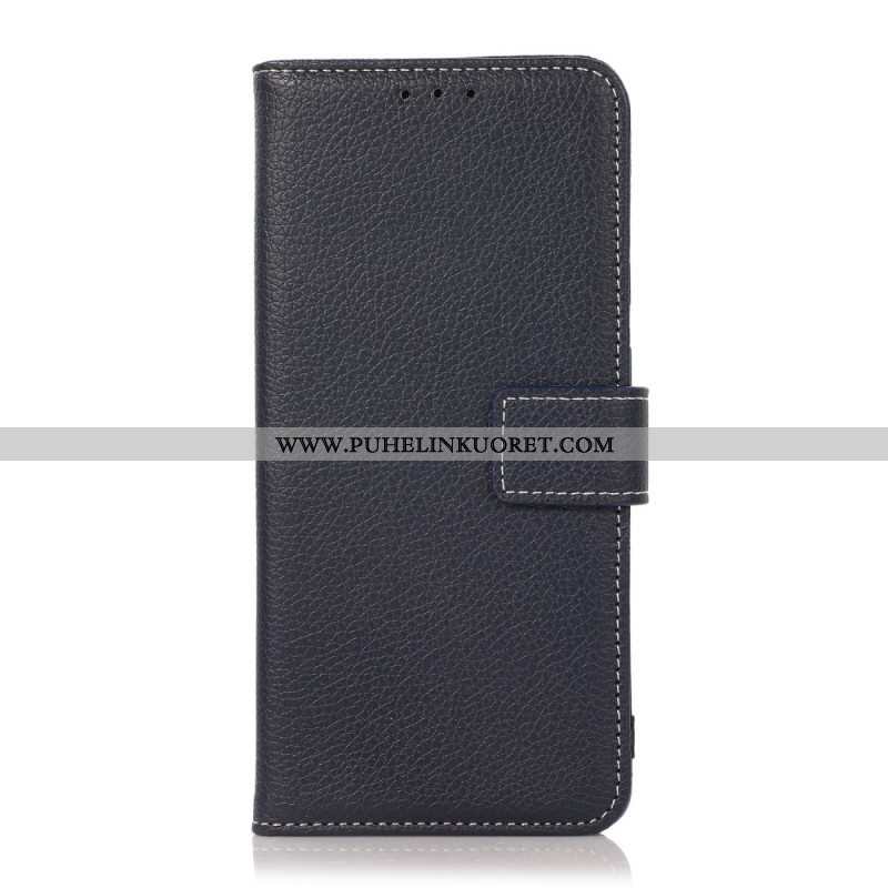 Flip Case Xiaomi Redmi Note 10 Pro Litsi Paljaat Saumat