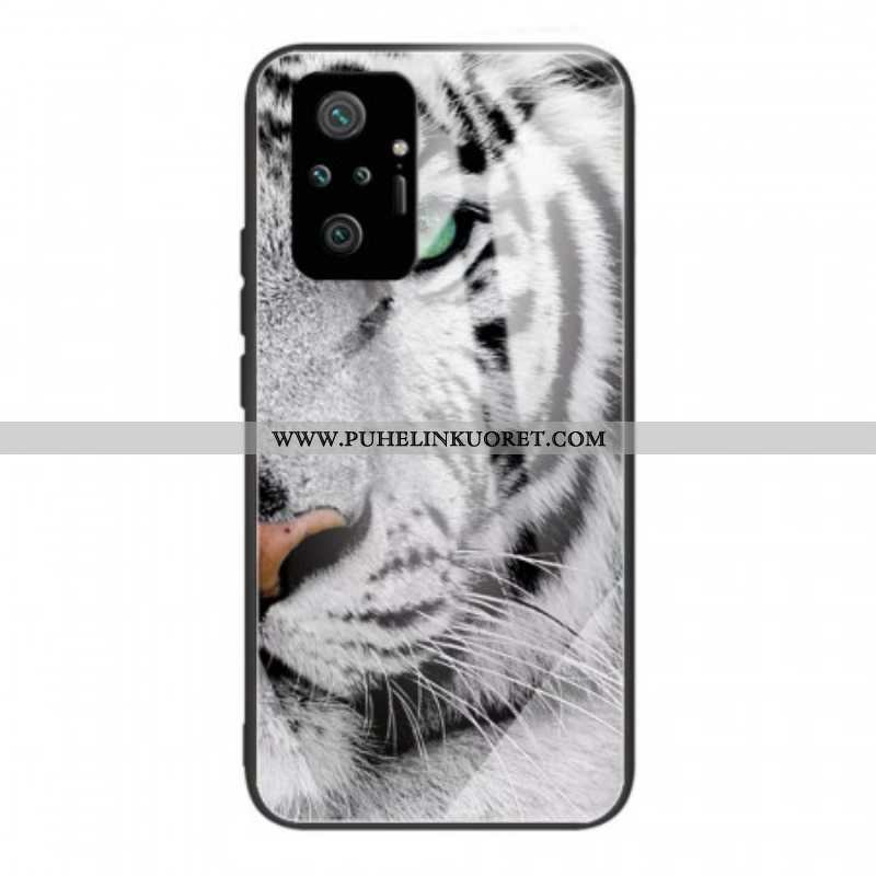 Case Xiaomi Redmi Note 10 Pro Tiger Karkaistu Lasi