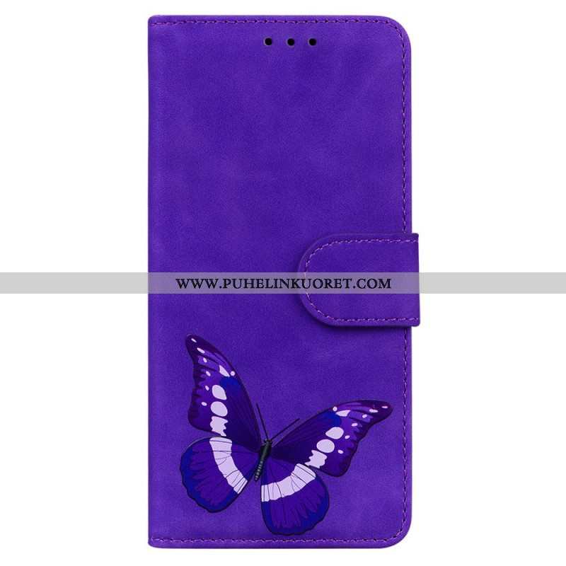 Flip Case Xiaomi Redmi Note 10 Pro Skin Touch Butterfly