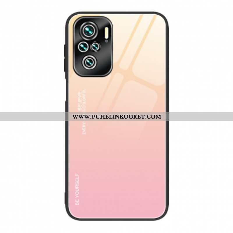 Case Xiaomi Redmi Note 10 Pro Karkaistu Lasi Ole Oma Itsesi