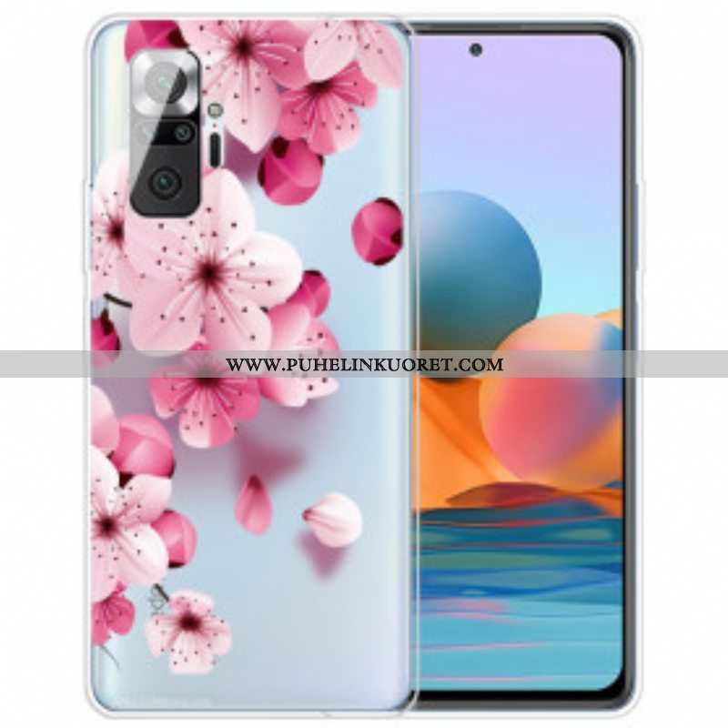 Kuori Xiaomi Redmi Note 10 Pro Pienet Vaaleanpunaiset Kukat