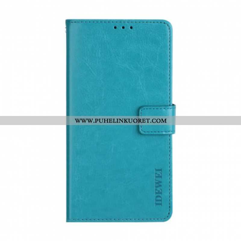 Flip Case Xiaomi Redmi Note 10 Pro Nahkajäljitelmä Idewei