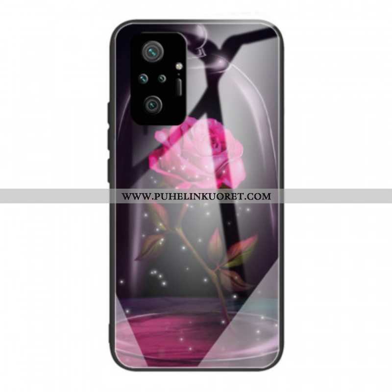 Case Xiaomi Redmi Note 10 Pro Magic Pink Tempered Glass