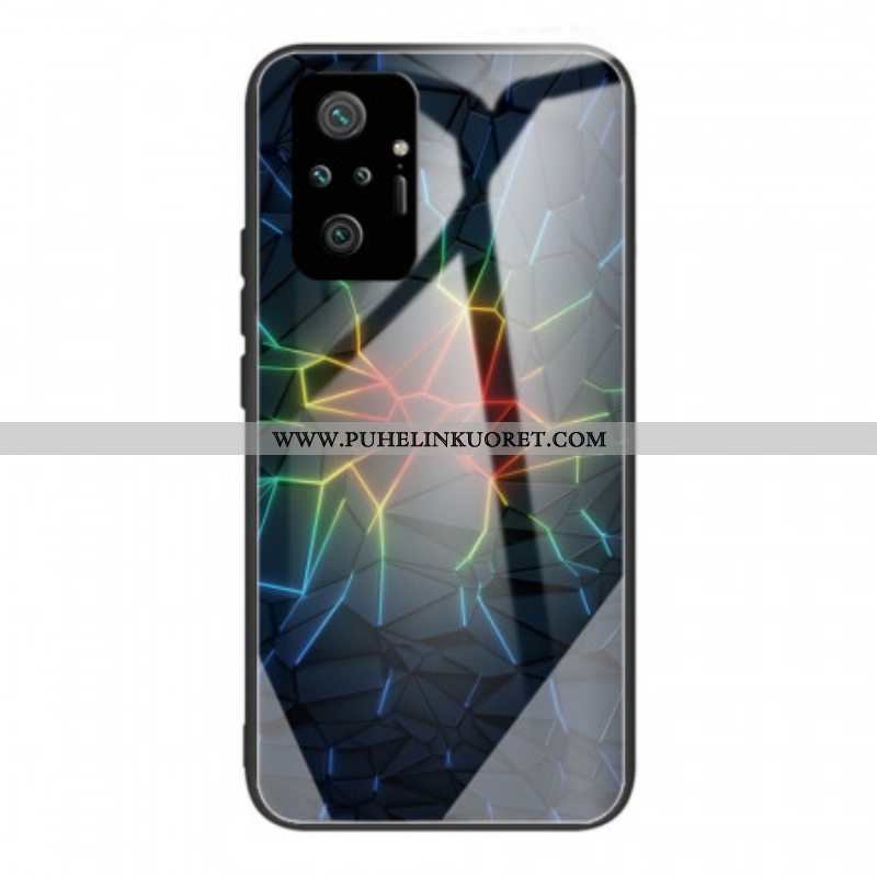 Case Xiaomi Redmi Note 10 Pro Geometria Karkaistu Lasi