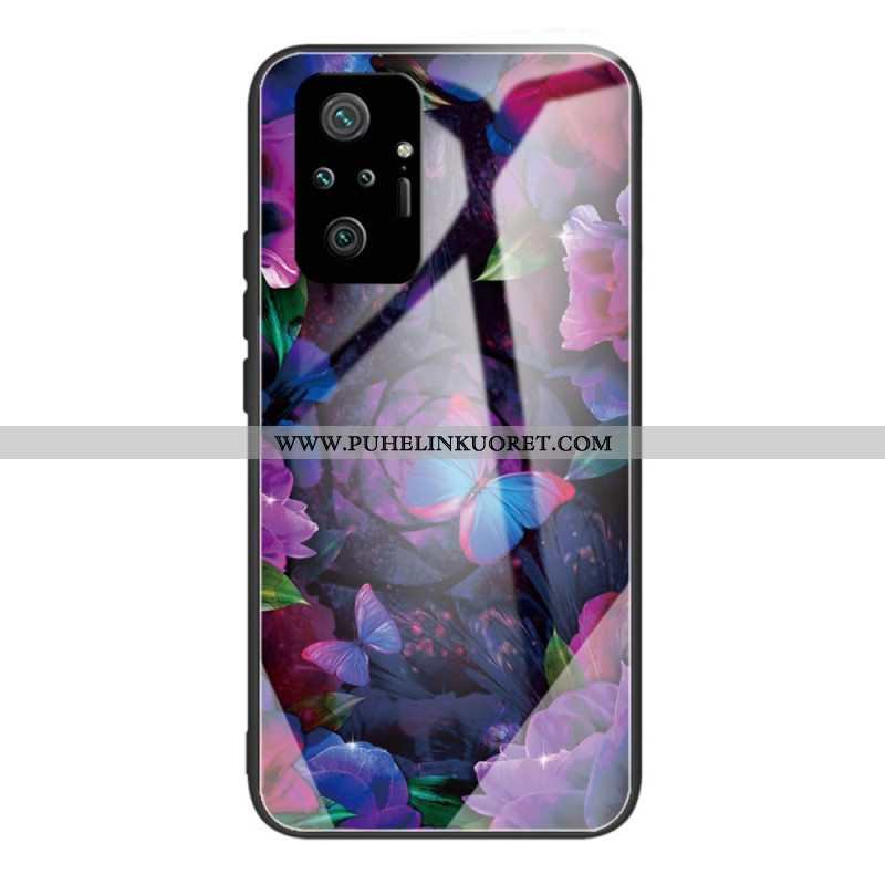 Kuori Xiaomi Redmi Note 10 Pro Butterflies Variation Karkaistu Lasi