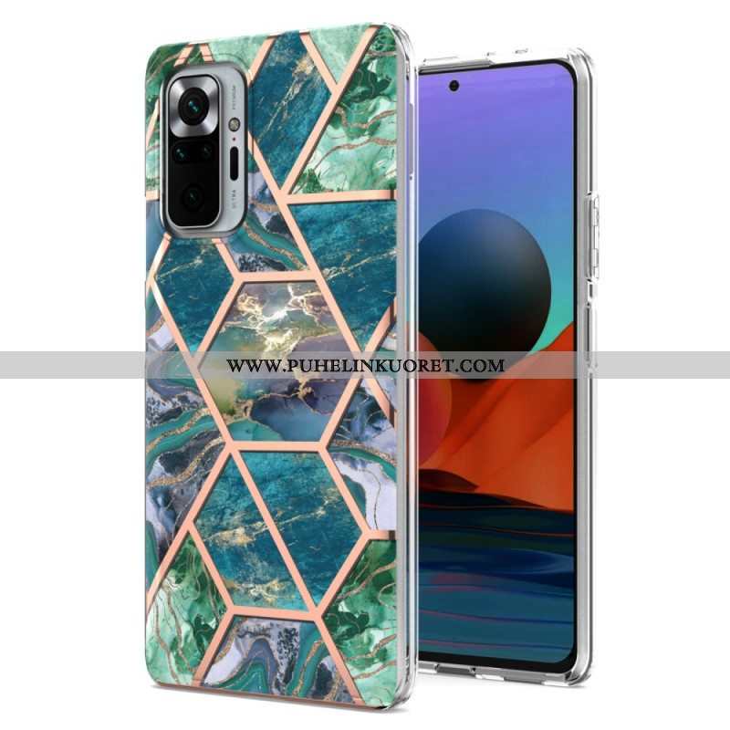 Case Xiaomi Redmi Note 10 Pro Intensiivinen Geometrinen Marmori