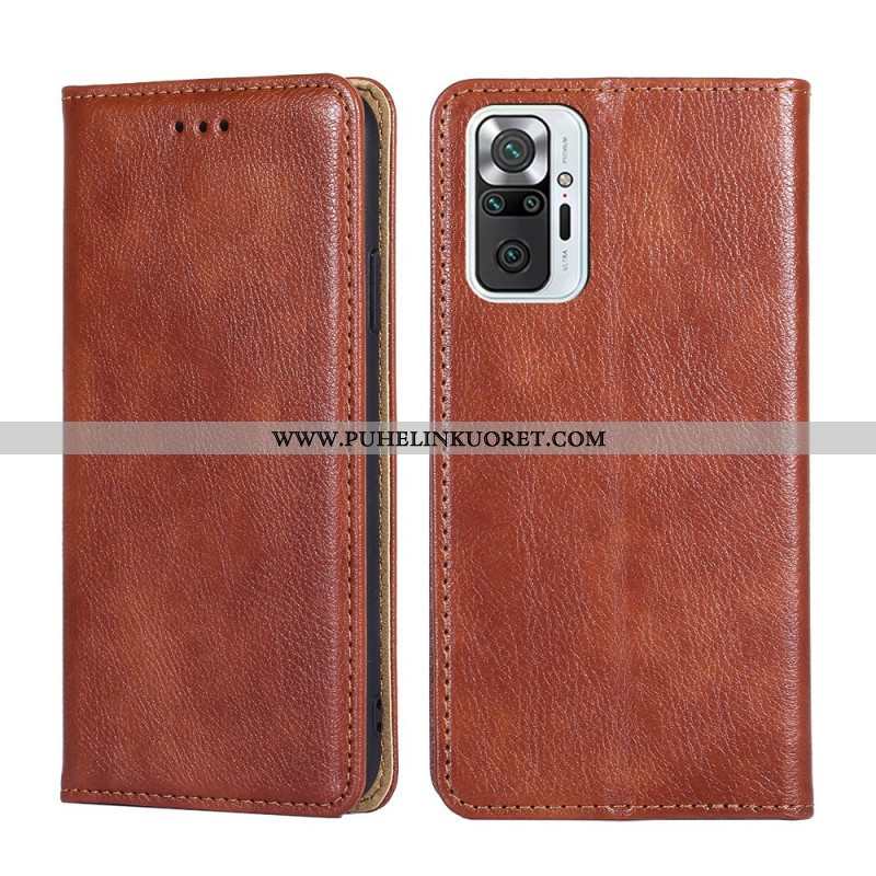 Puhelinkuoret Xiaomi Redmi Note 10 Pro Kotelot Flip Vintage Nahkatyyli