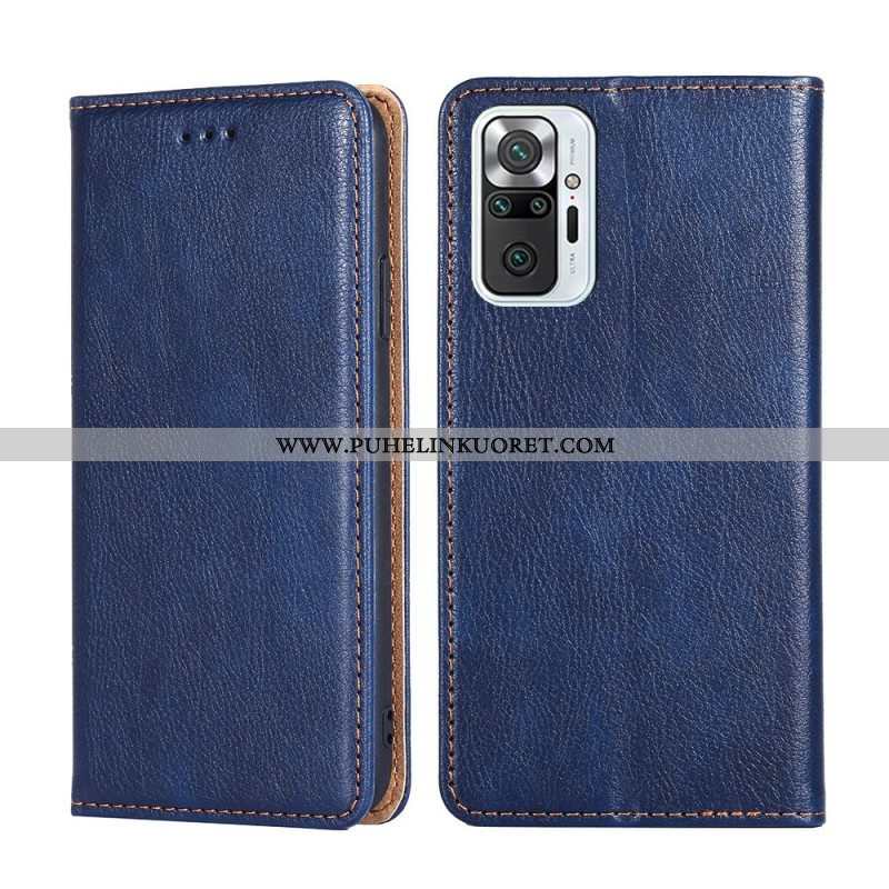 Puhelinkuoret Xiaomi Redmi Note 10 Pro Kotelot Flip Vintage Nahkatyyli