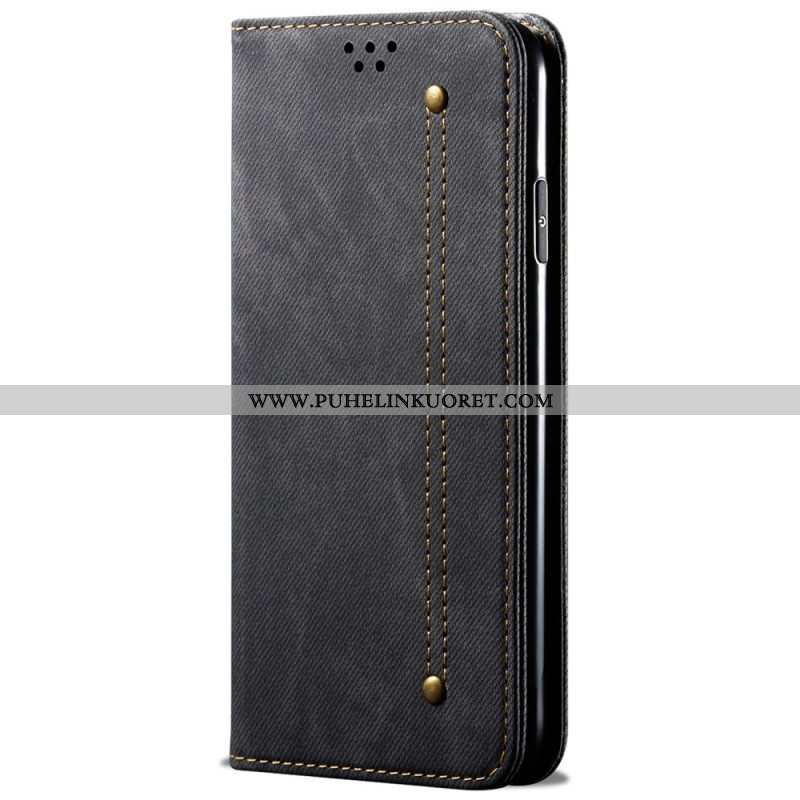 Puhelinkuoret Xiaomi Redmi Note 11 / 11S Kotelot Flip Denim Kangas