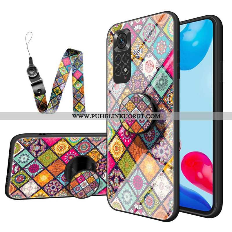 Kuori Xiaomi Redmi Note 11 / 11S Patchwork Magneettipidike