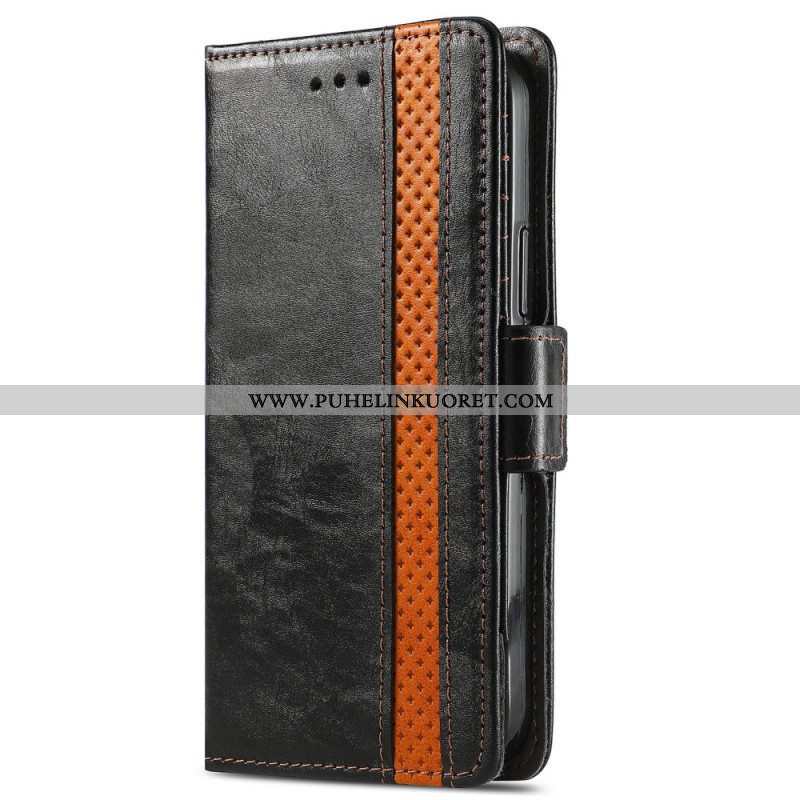 Flip Case Xiaomi Redmi Note 11 / 11S Kaksivärinen Kaksoislukko