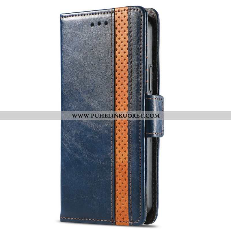 Flip Case Xiaomi Redmi Note 11 / 11S Kaksivärinen Kaksoislukko