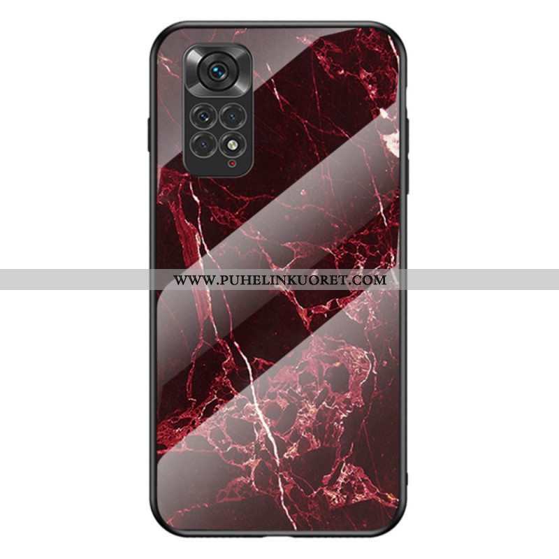 Case Xiaomi Redmi Note 11 / 11S Marmorivärit Karkaistu Lasi