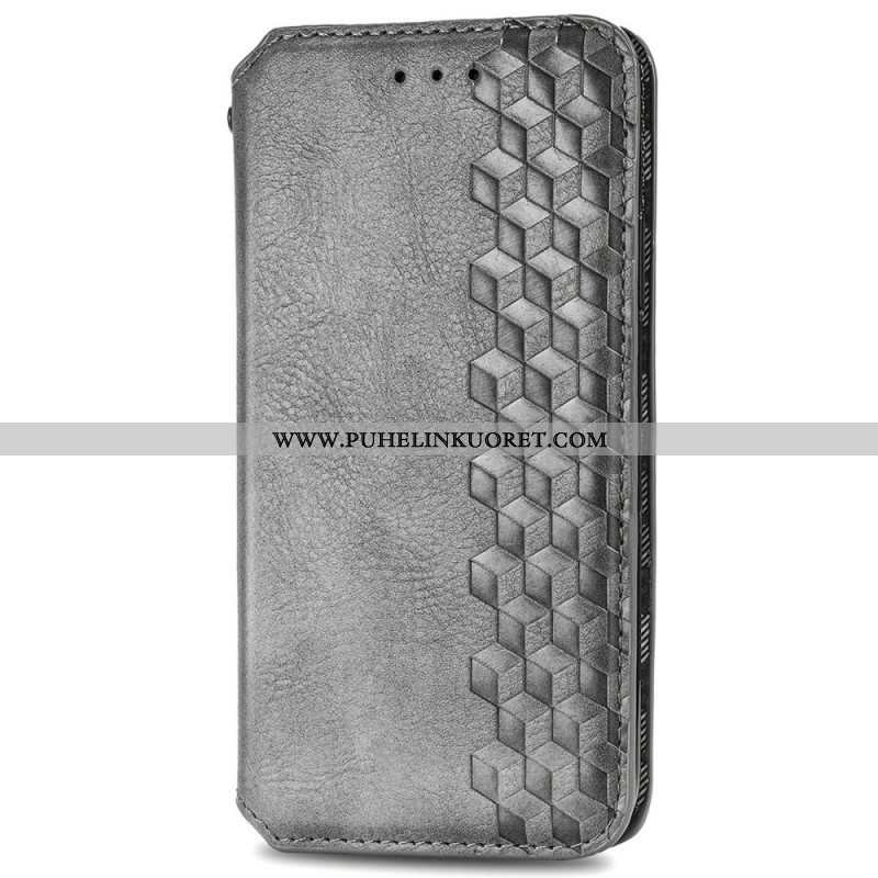 Puhelinkuoret Xiaomi Redmi Note 11 / 11S Kotelot Flip Nahkaefekti Diamond Texture