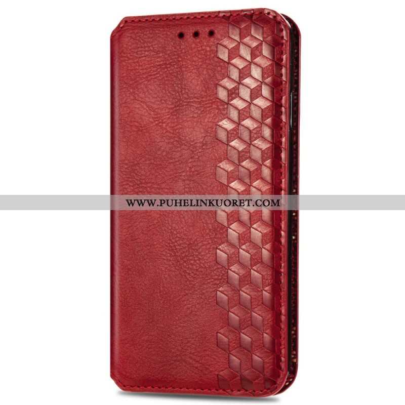 Puhelinkuoret Xiaomi Redmi Note 11 / 11S Kotelot Flip Nahkaefekti Diamond Texture