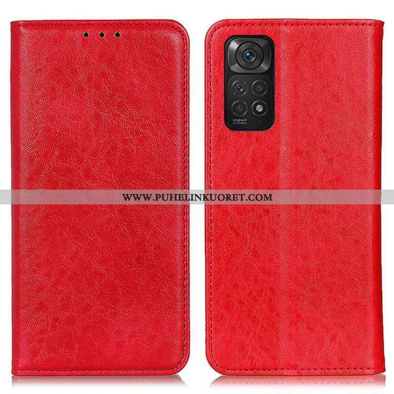 Puhelinkuoret Xiaomi Redmi Note 11 / 11S Kotelot Flip Nahan Rakenne