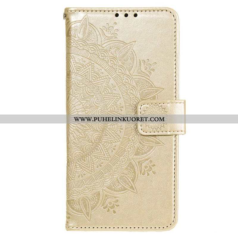 Flip Case Xiaomi Redmi Note 11 / 11S Auringon Mandala