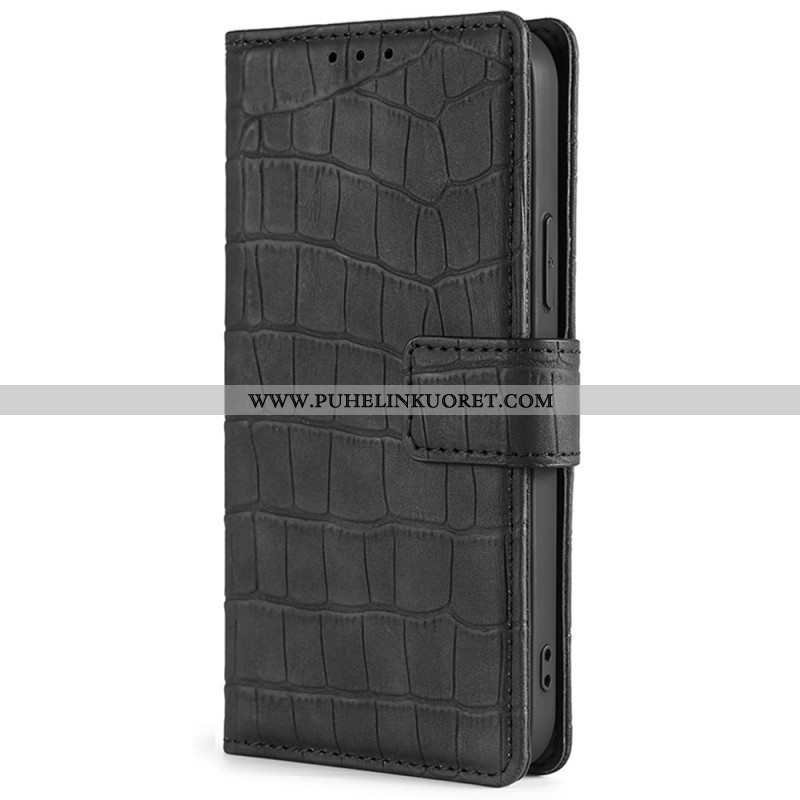 Flip Case Xiaomi Redmi Note 11 Pro / 11 Pro 5G Ihokosketuskrokotiili