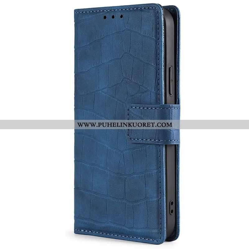 Flip Case Xiaomi Redmi Note 11 Pro / 11 Pro 5G Ihokosketuskrokotiili