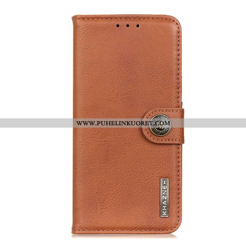 Flip Case Xiaomi Redmi Note 11 Pro / 11 Pro 5G Keinonahka Khazneh