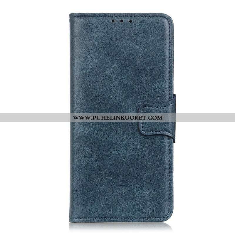 Flip Case Xiaomi Redmi Note 11 Pro Plus 5G Halkaistu Nahkainen Käännettävä Lukko