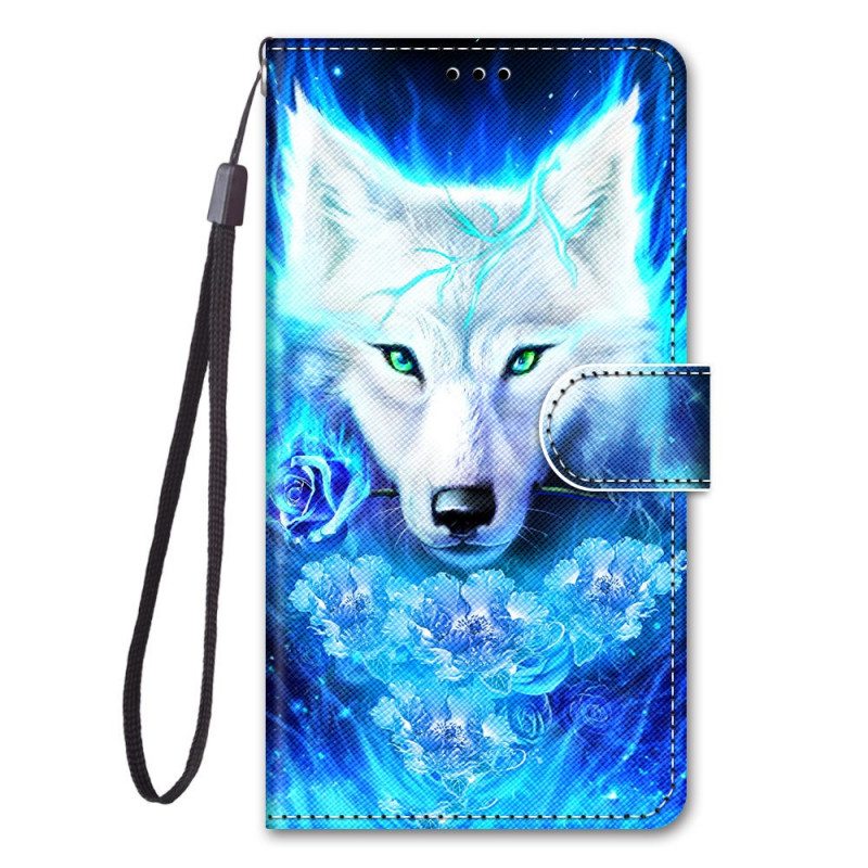 Kotelot Xiaomi Redmi Note 11 Pro Plus 5G Suojaketju Kuori Lanyard Wolf