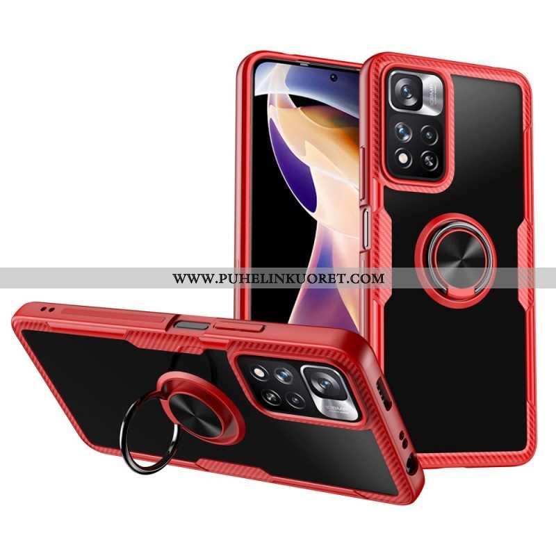 Case Xiaomi Redmi Note 11 Pro Plus 5G Hiilikuitumetallirengas