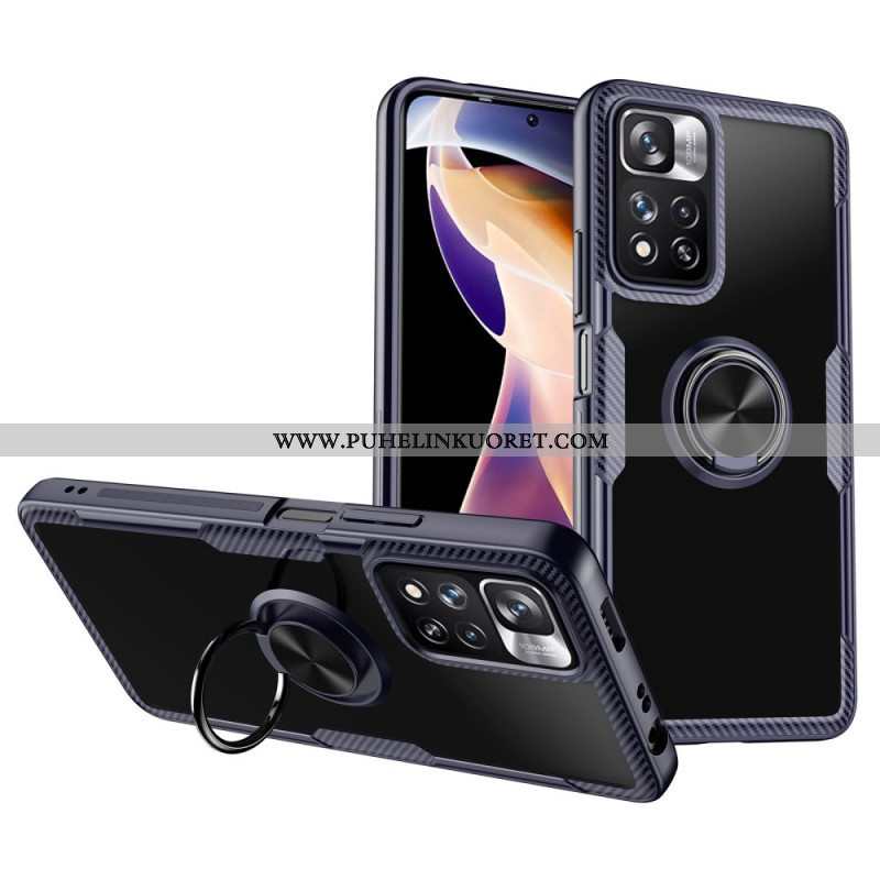 Case Xiaomi Redmi Note 11 Pro Plus 5G Hiilikuitumetallirengas