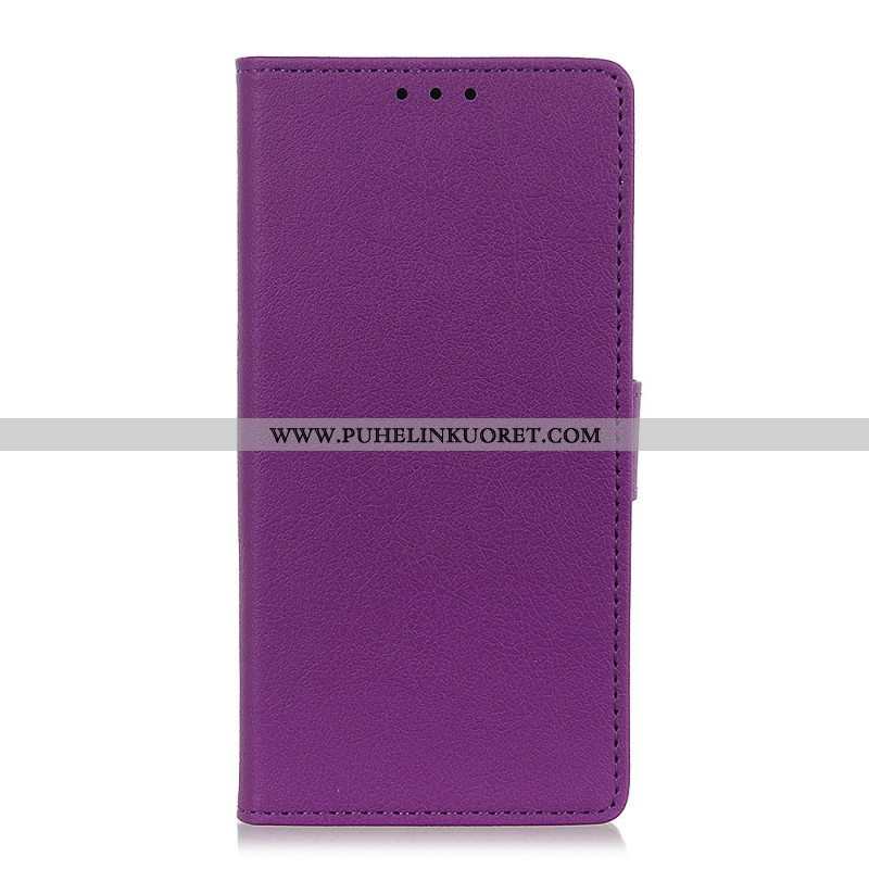 Flip Case Xiaomi Redmi Note 11 Pro Plus 5G Klassinen Nahkaefekti