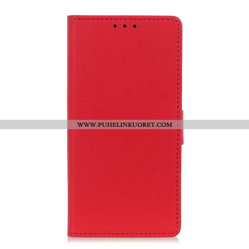 Flip Case Xiaomi Redmi Note 11 Pro Plus 5G Klassinen Nahkaefekti