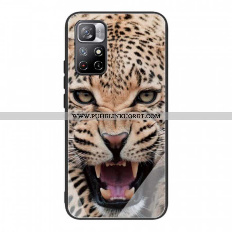 Case Xiaomi Redmi Note 11 Pro Plus 5G Leopard Karkaistu Lasi