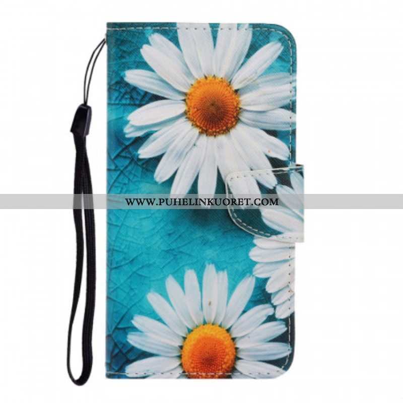 Kotelot Xiaomi Redmi Note 11 Pro Plus 5G Suojaketju Kuori Thong Daisies