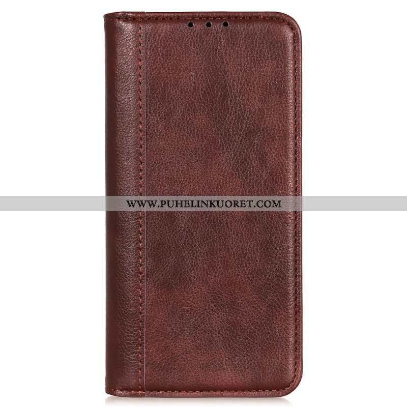 Puhelinkuoret Xiaomi Redmi Note 12 4G Kotelot Flip Vintage Haljasnahkaa