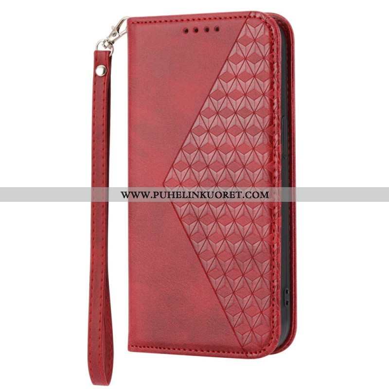 Puhelinkuoret Xiaomi Redmi Note 12 5G Kotelot Flip Style Nahka 3d-kuvio