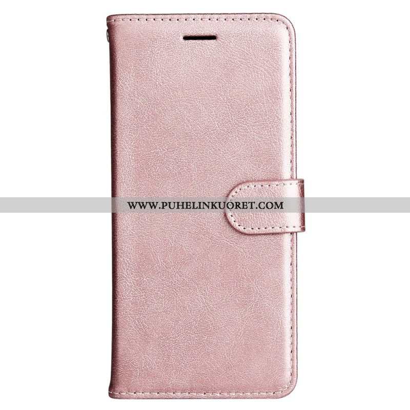 Flip Case Xiaomi Redmi Note 12 5G Suojaketju Kuori Tavallinen Hihnalla