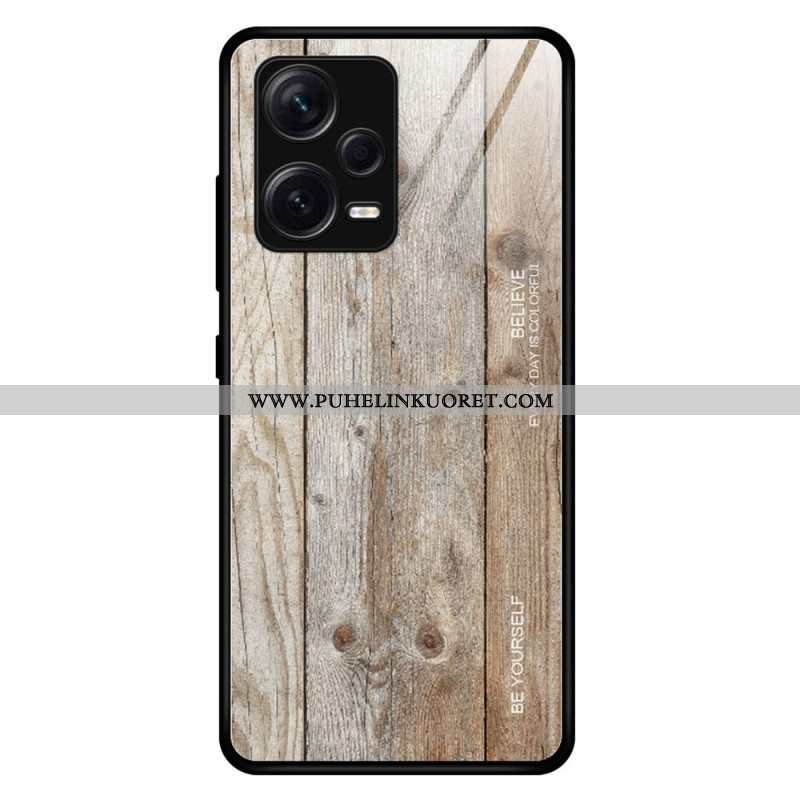 Case Xiaomi Redmi Note 12 Pro Plus Wood Design Karkaistu Lasi