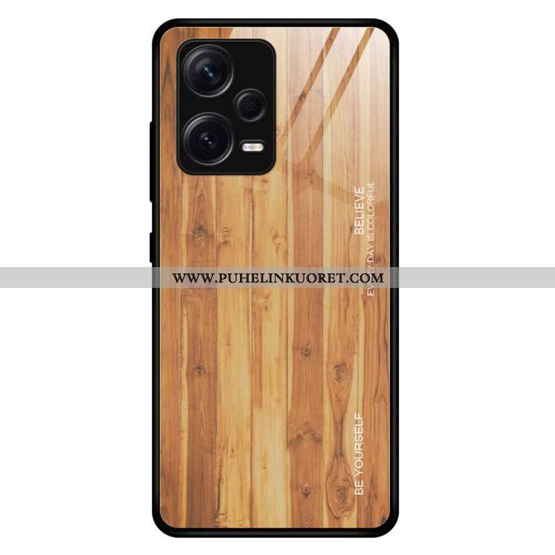 Case Xiaomi Redmi Note 12 Pro Plus Wood Design Karkaistu Lasi