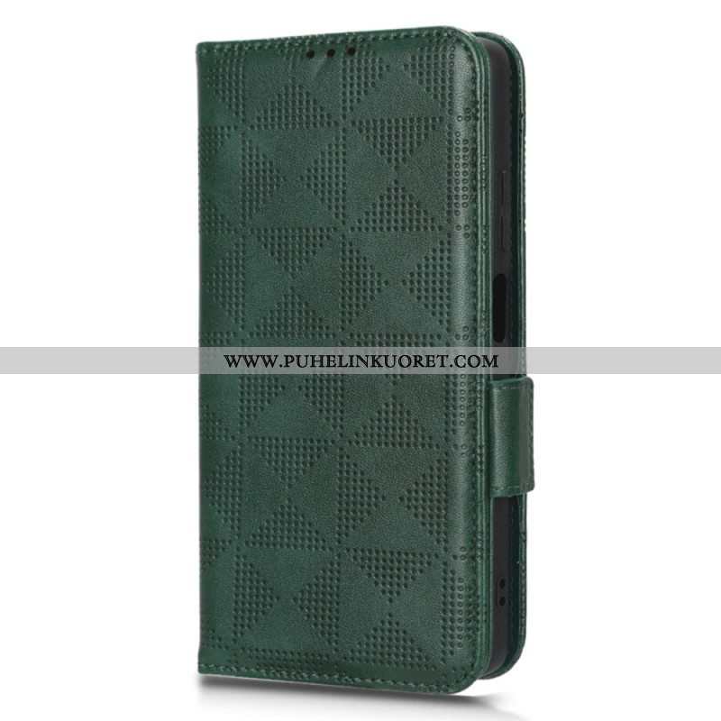 Flip Case Xiaomi Redmi Note 12 Pro Plus Kolmiot Kaulanauhalla